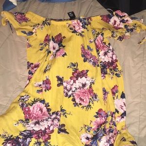 Rue21 Tops - Yellow Floral Shirt Rue21 Tops - Yellow Floral Shirt